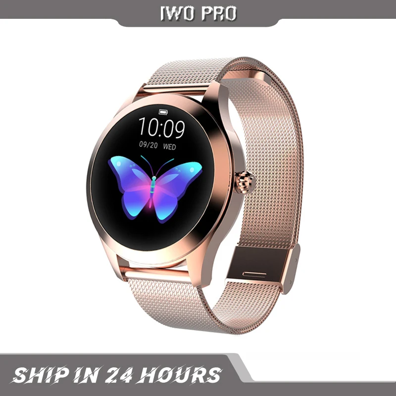 

IWO PRO KW10 Smart Watch Women IP68 Waterproof Heart Rate Monitoring Bluetooth Fitness Bracelet Smartwatch For Android IOS