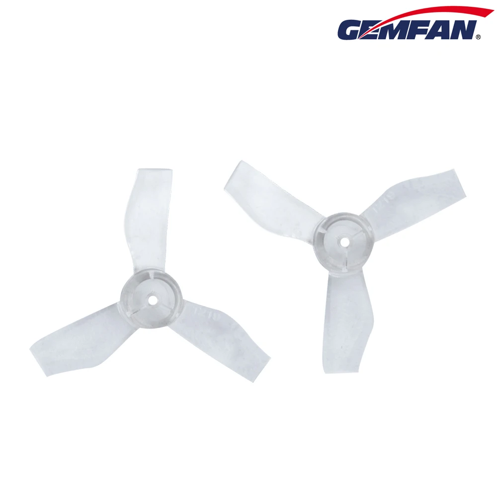 Gemfan 31 мм 1219 0703x0804x3 3 Лопасти PC Propeller 1 для RC FPV Racing Freestyle Tinywhoop Mobula6 Drones 1103|Детали и