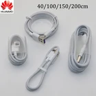 Оригинальный USB-кабель Huawei 5A Type C, P20 Pro lite Mate 9 10 Pro P10 Plus lite V10, USB 3. 0 Type-C, суперзарядный кабель