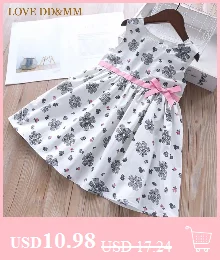 LOVE DD& MM/комплекты одежды для девочек г. Новая летняя одежда для девочек Футболка с дикими цветами+ трикотажная юбка с цветочным рисунком, костюм детская одежда