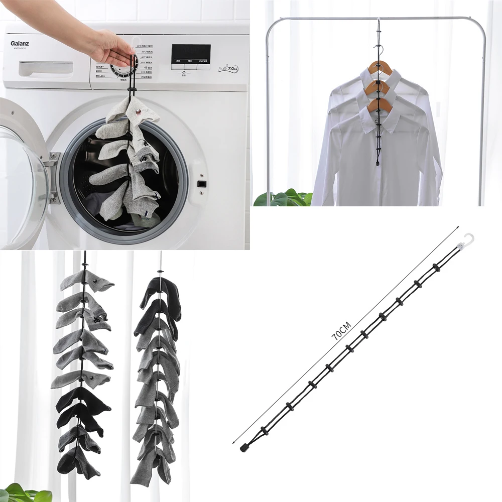 Вешалка для хранения инструментов стирки носков вешалки сушки парных фиксаторы