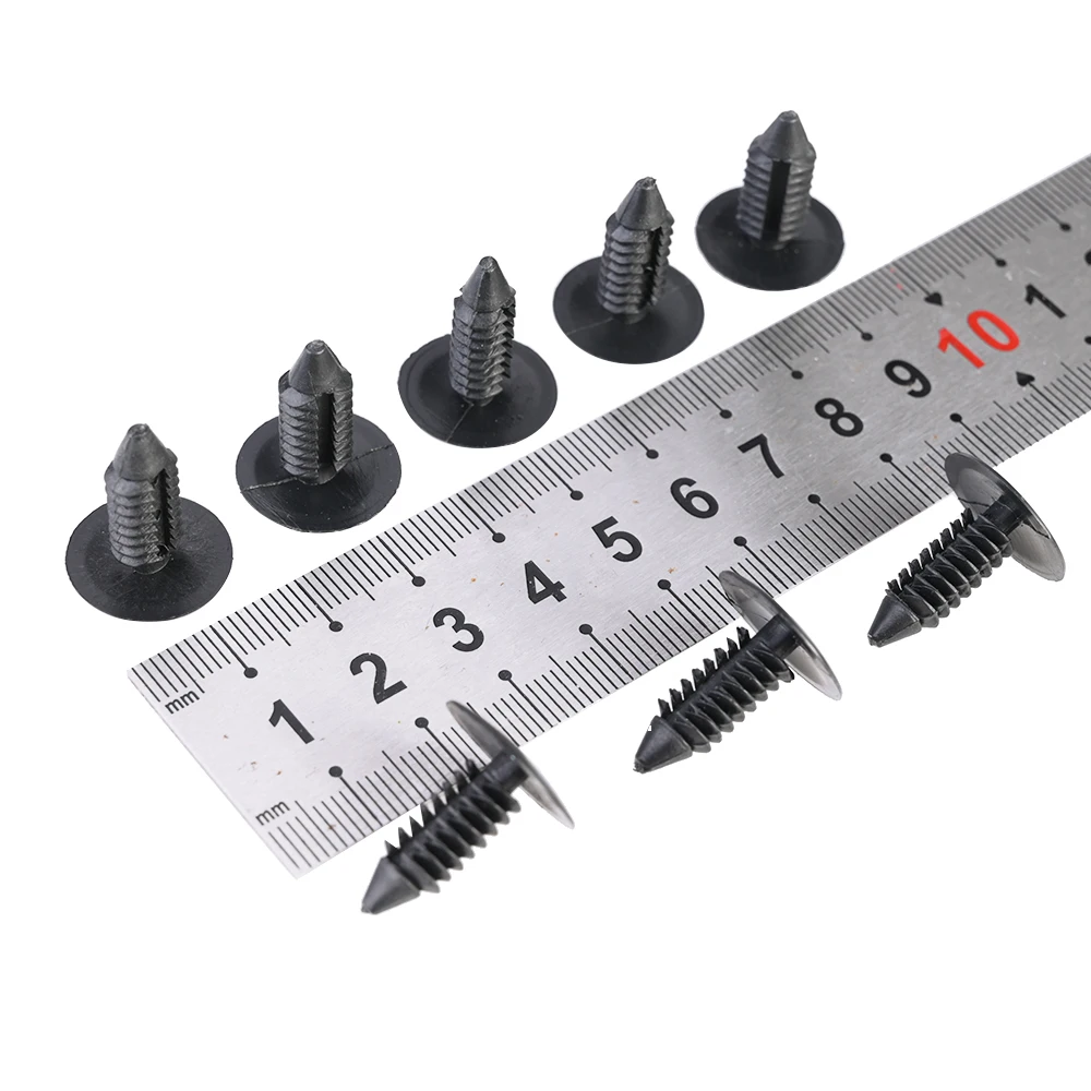 50 шт. крепежный зажим Huscus Автоматическая застежка подходит 8 мм отверстие нейлон