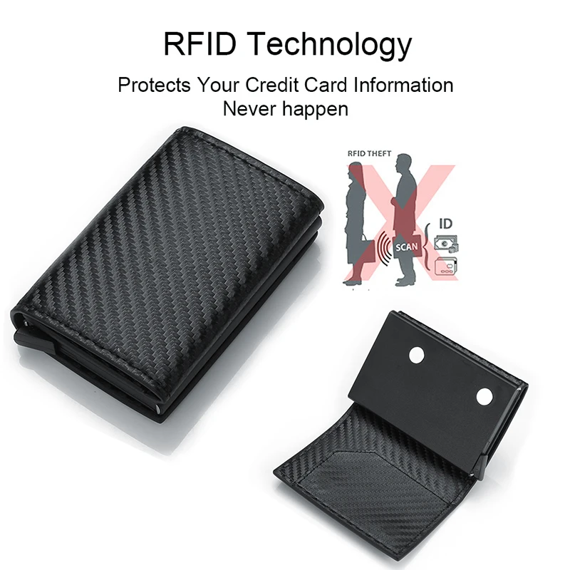 Мужские кошельки Rfod из углеродного волокна держатель для карт кошелек Мужской