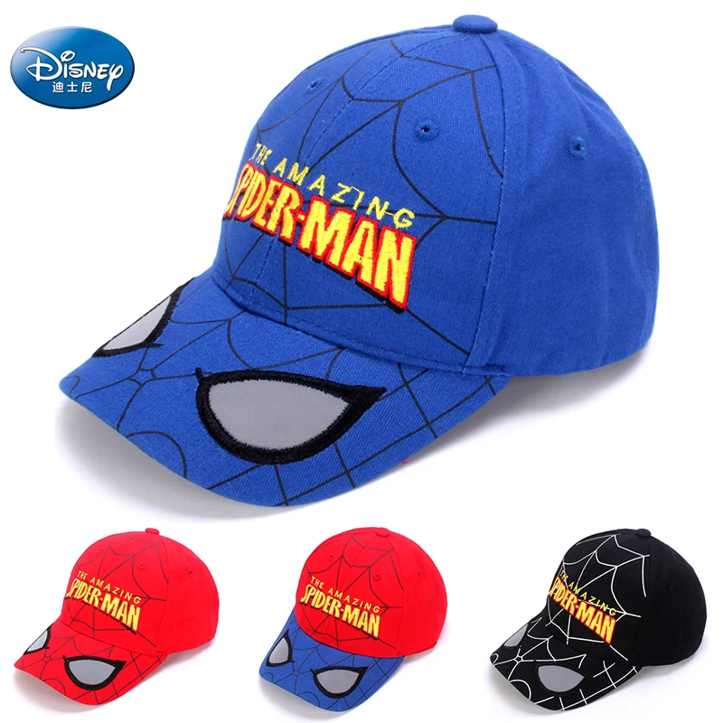 

Disney Spiderman Hat For Kids Boy Girl Cartoon Baby Baseball Cap Cotton Sun Visor Bone Caps Boy Girl Hats Children Hip Hop Hat