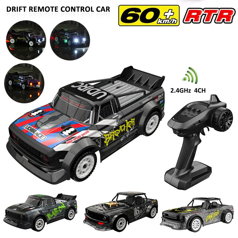 

SG PRO 1/16 RTR Upgraded Brusheless 60km/h 2.4G 4WD RC Drift Car High Speed LED Light Proportional Control Vehicles Model Toys