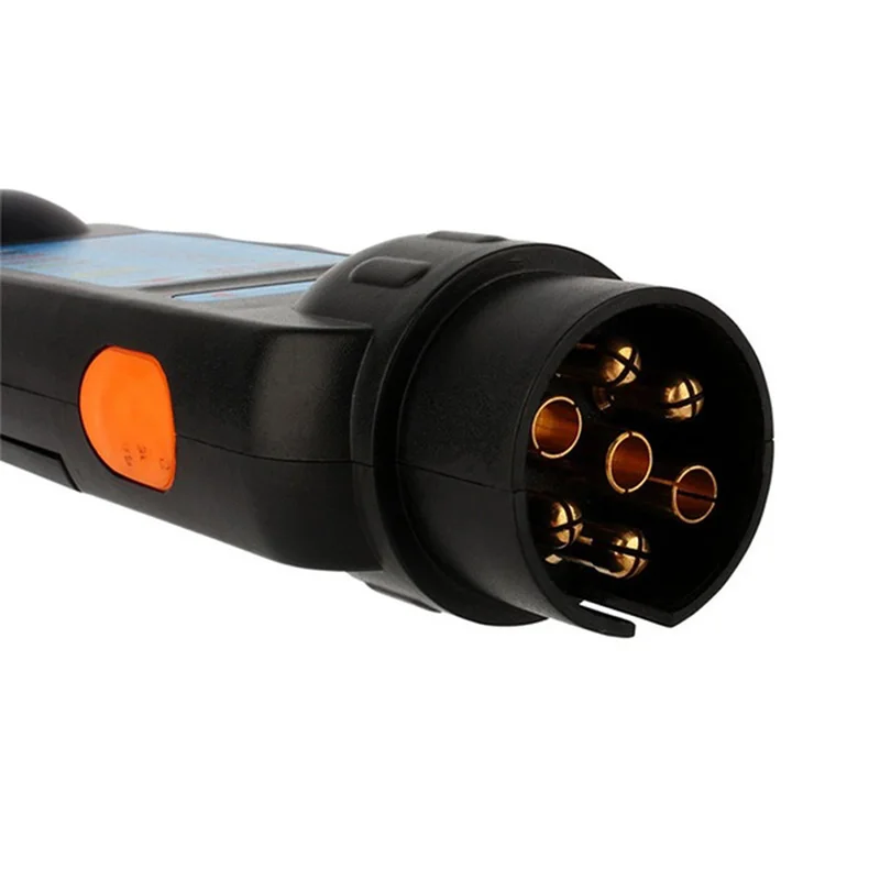 

Car Truck Trailer 7 Pin Cable Plug Socket Tester Wiring Circuit Light Test Tool
