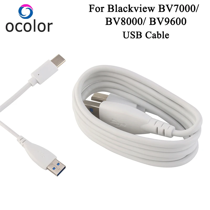 Ocolor для Blackview BV7000 BV8000 BV9600 USB кабель зарядки Замена длинный зарядного устройства| |