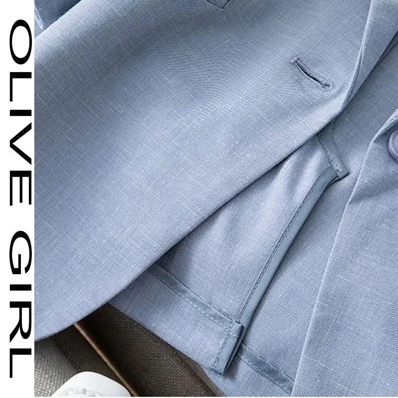 

2021 Fashion Split Casual Black Suit Thin Small Suit Jacket Female Large Size Spring and Summer New Korean Version of High-end