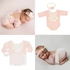 Детский кружевной комбинезон для фотосъемки новорожденных, 2 шт.компл.