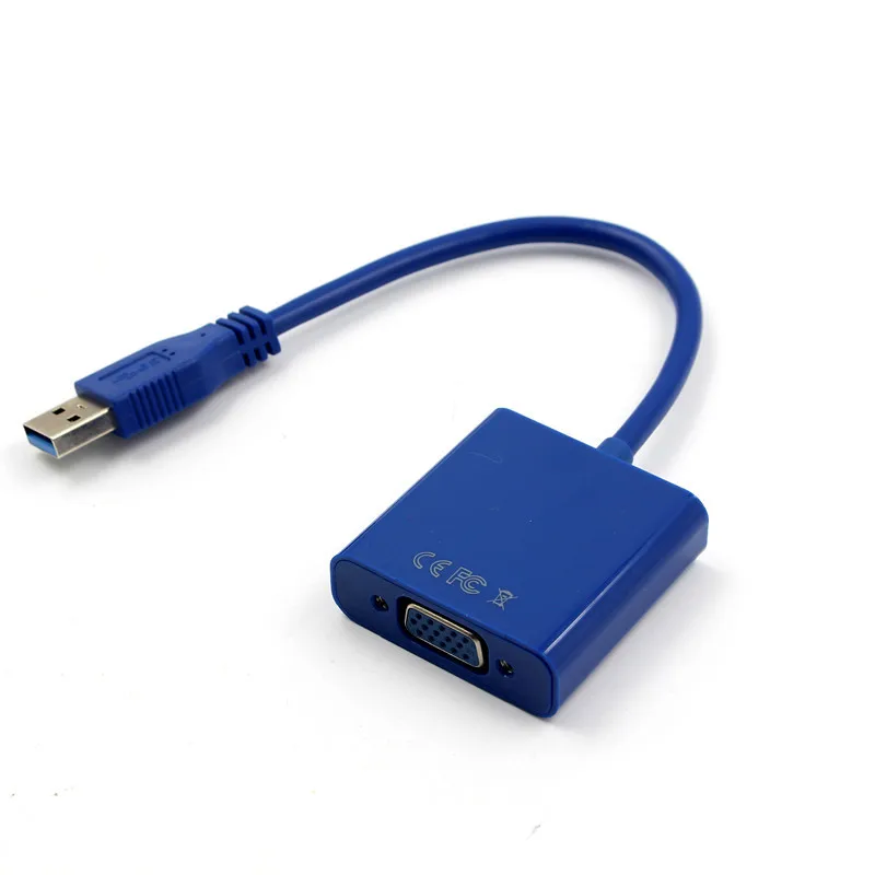 USB 3 0 для VGA многоэкранный адаптер Соединительный кабель внешняя