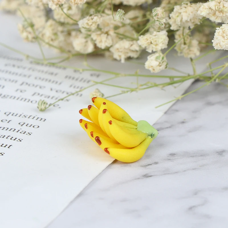 Dollhouse Miniature Food Fruit Banana For 1:12 Bunch of Kitchen Accessories Decor | Игрушки и хобби