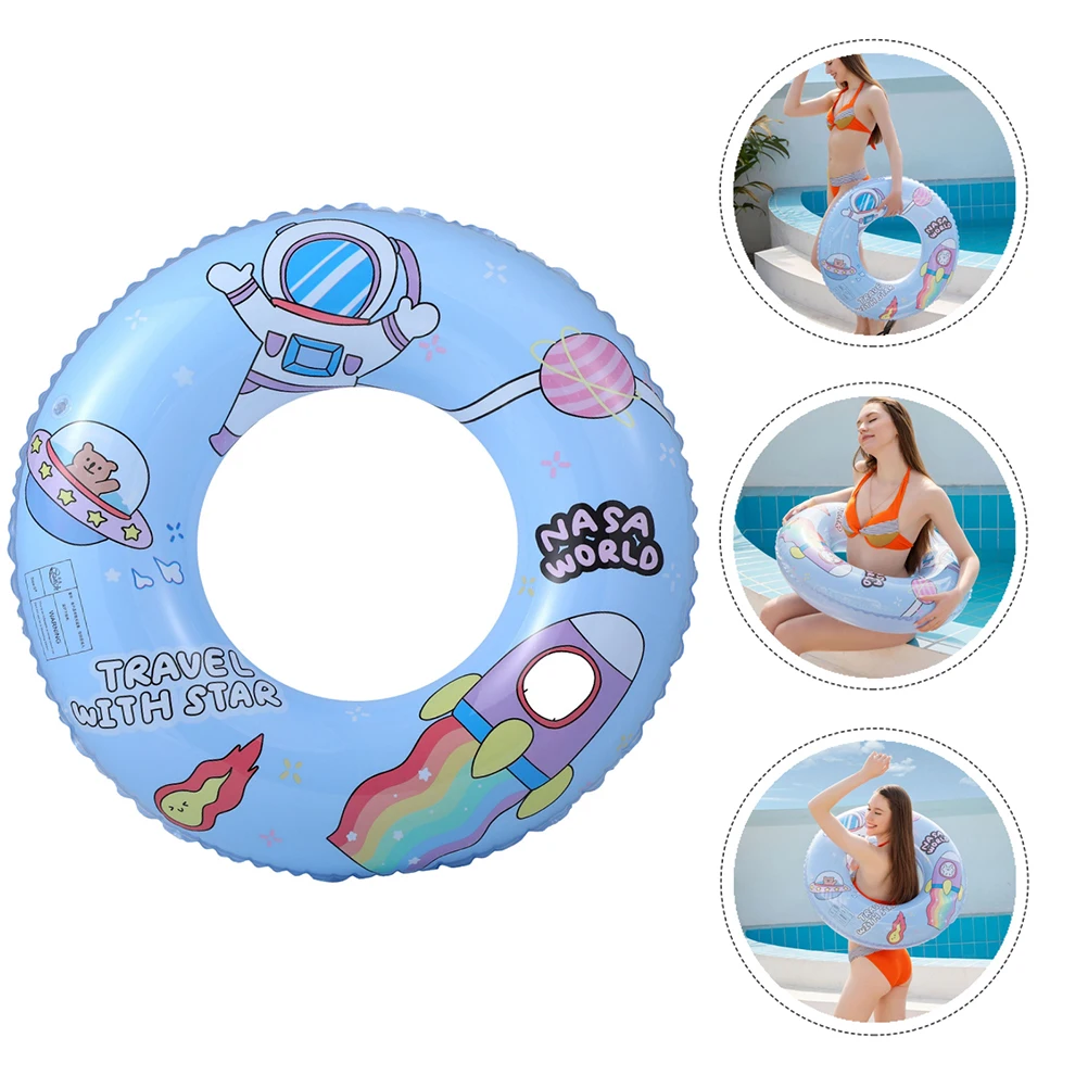 

1pc Lightweight Practical Swim Ring PVC Swimming Ring for Women Friends Ladies
