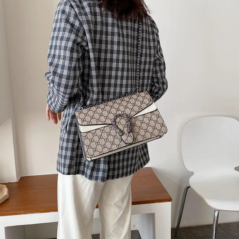 

Designer Luxury Soft Top-Handle Leather Hourglass Handbag Girl Brand Metal Shoulder Messenger Bags Female purses and handbags