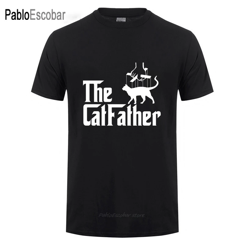 Крутая футболка с принтом отец кошка папа Любимая подарок на день рождения Идеи