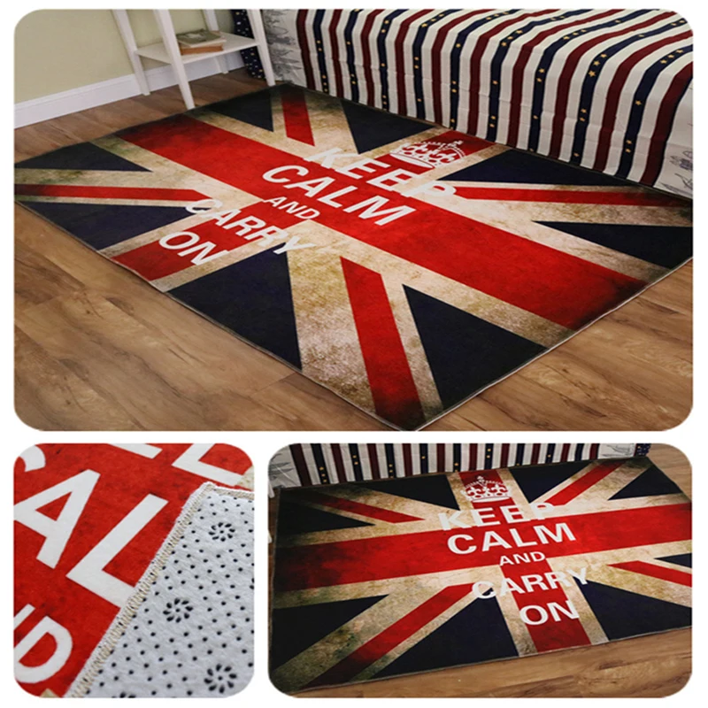 Скандинавский современный 3D ковер в полоску ретро Инвернесс прикроватная