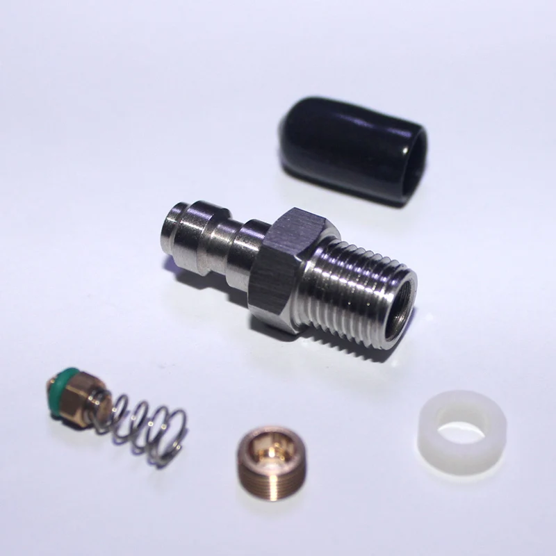 PCP Airforce Пейнтбол нержавеющая сталь 8 мм штекер быстроразъемный соединитель M10 * 1