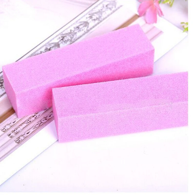 

2Pc Pink Buffer Buffing Sanding Files Block Acrylic Nail Art Tips Pedicure Manicure Care Tool