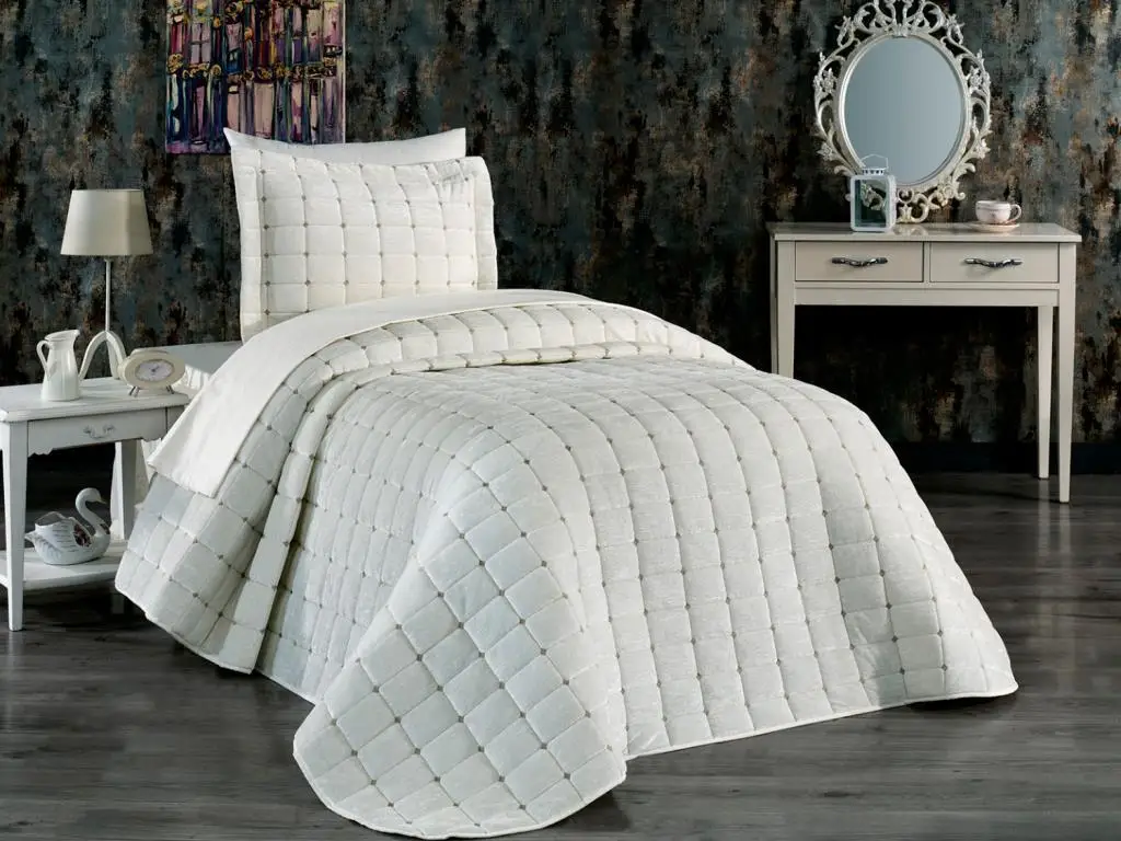 

eyizdiyar Laila Single Bed Cover Cream