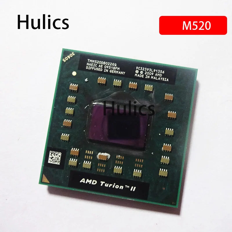 Hulics оригинальный двухъядерный процессор AMD Turion II M520 2 3 ГГц двухпотоковый 2009 ЦП