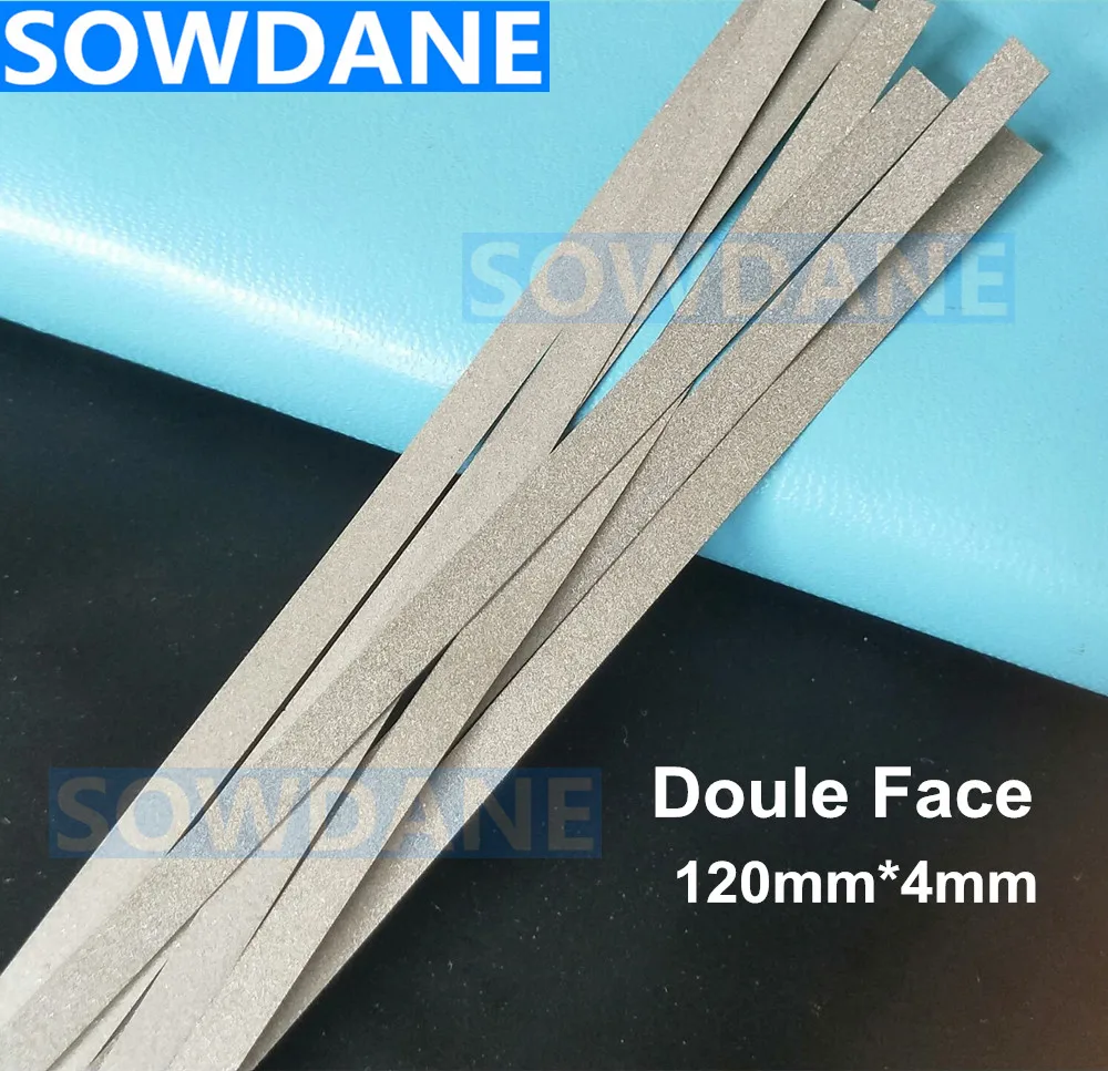 Полоска для полировки зубного металла одинарная/двойная сторона глиноземного