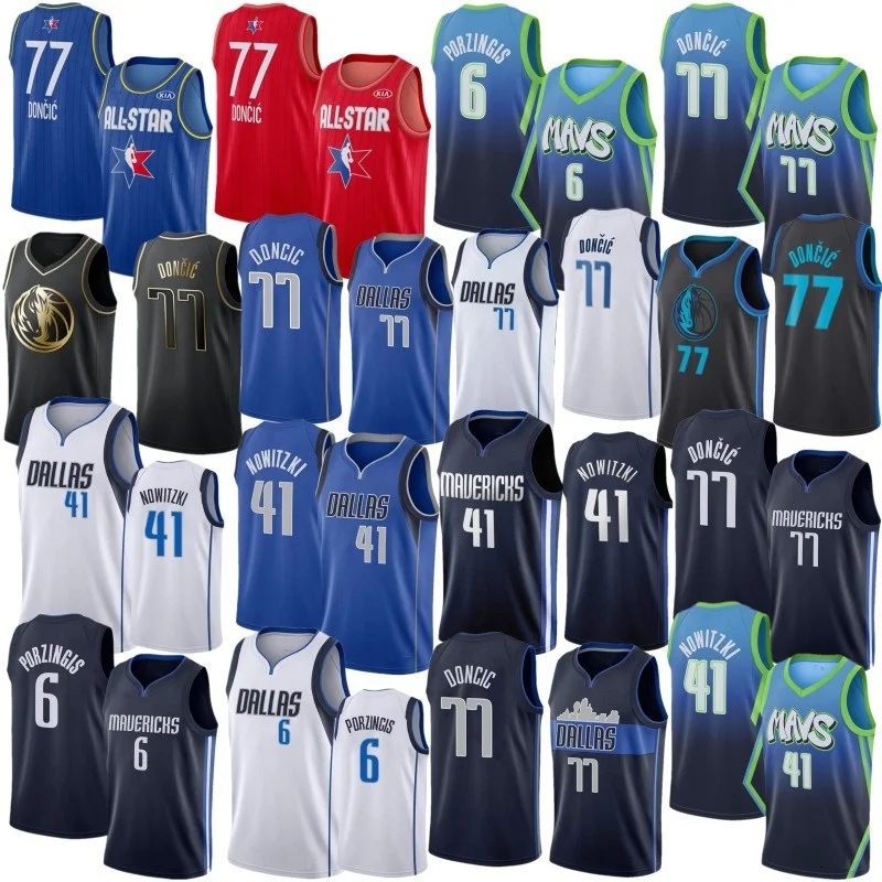 

2021 Lone Ranger Jersey #6 bolzingis #41 Nowitzki 77 dongqiqi basketball suit