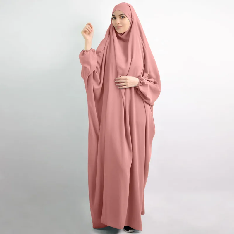 

Мусульманский женский хиджаб платье молитва одежды джилбаба Абая с длинным жен полное покрытие Рамадан платье мусульманская одежда