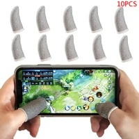 10pcs mobile game sweat proof fingers gloves touch screen thumbs finger sleeve