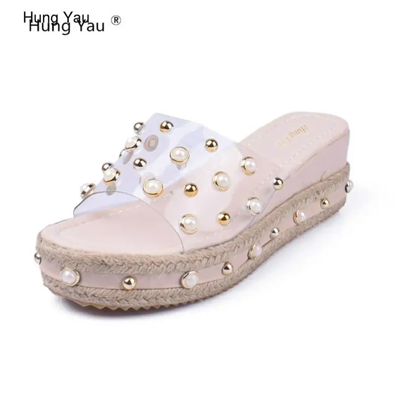 Женская Тканевая обувь без шнуровки с открытым носком Женские сандалии на