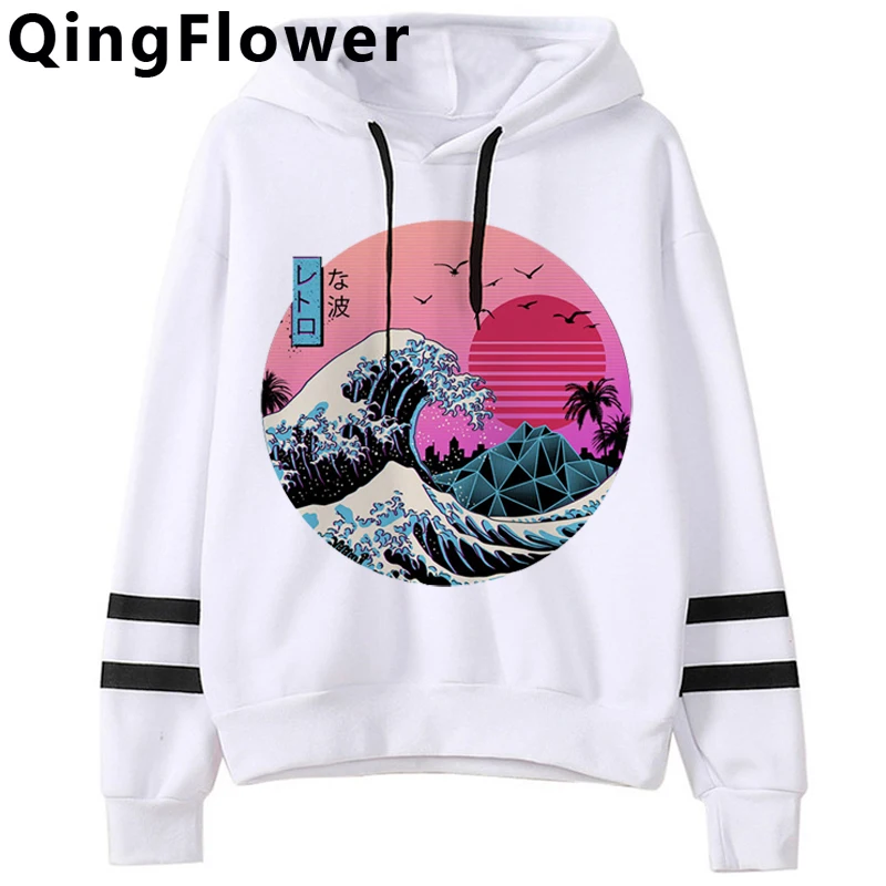 

Vaporwave Aesthetic Harajuku Fashion Hip Hop Hoodies Women Ullzang Streetwear Grunge Sweatshirts 90s Korean Style Hoody Female