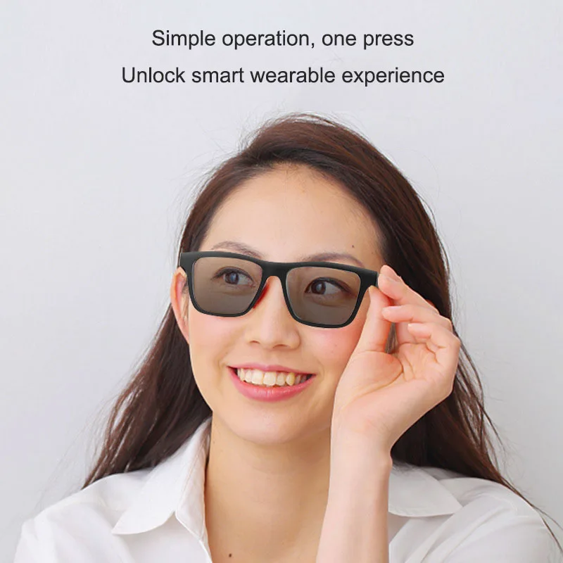 저렴한 새로운 지능형 안경 E10 선글라스 블랙 기술 블루투스 오디오 안경 럭셔리