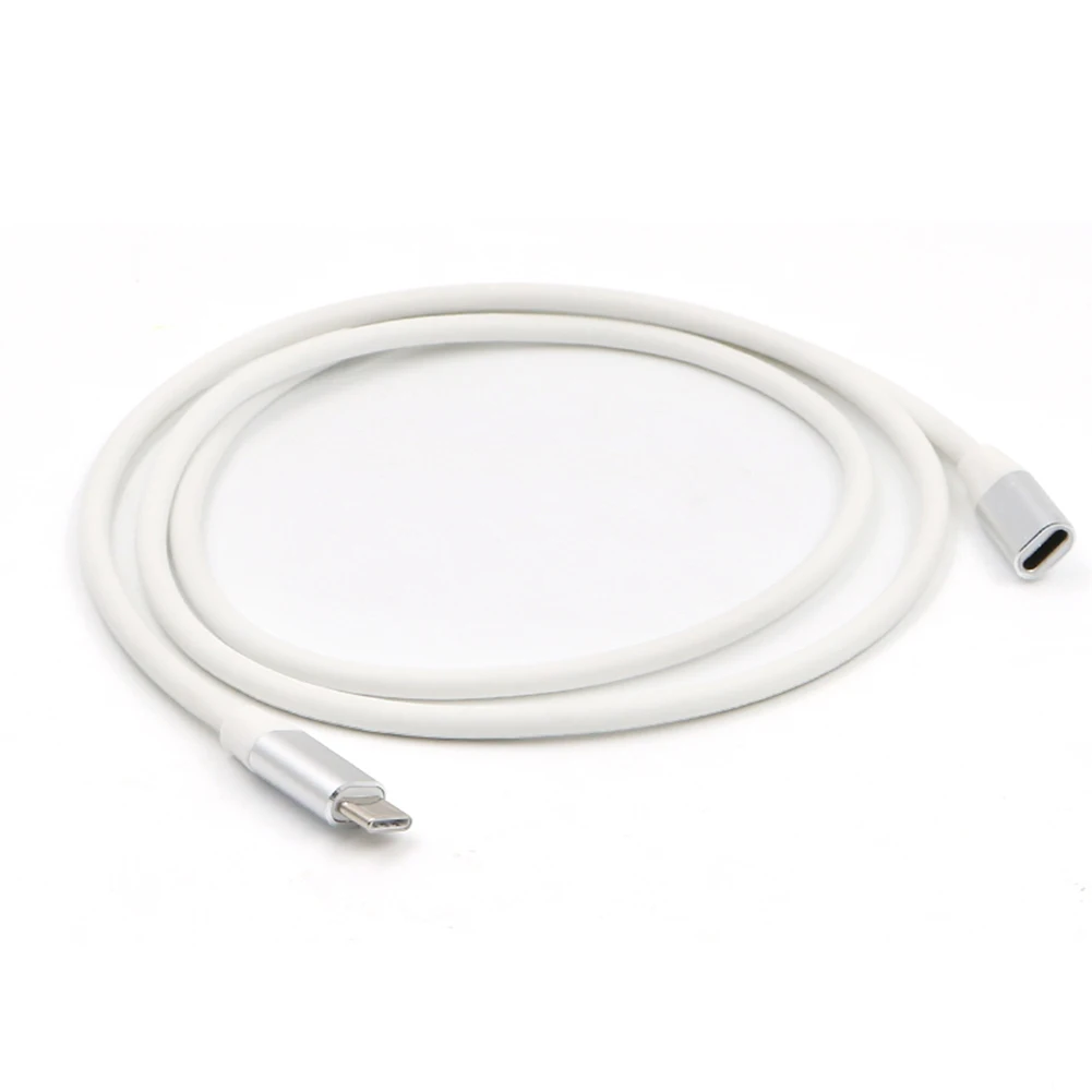1 м ПВХ мужчин и женщин шнур Тип C USB 3,1 мужчин и женщин удлинитель Кабель для передачи данных провода расширение разъем