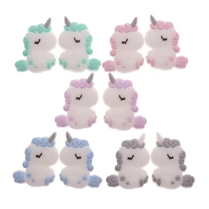 5 шт., силиконовые бусины для прорезывания зубов