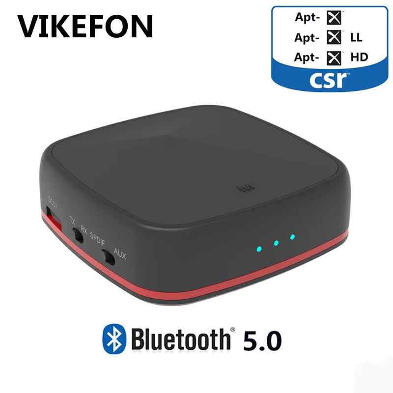 Передатчик VIKEFON Bluetooth 5 0 приемник Aptx HD/низкая задержка звука беспроводной адаптер