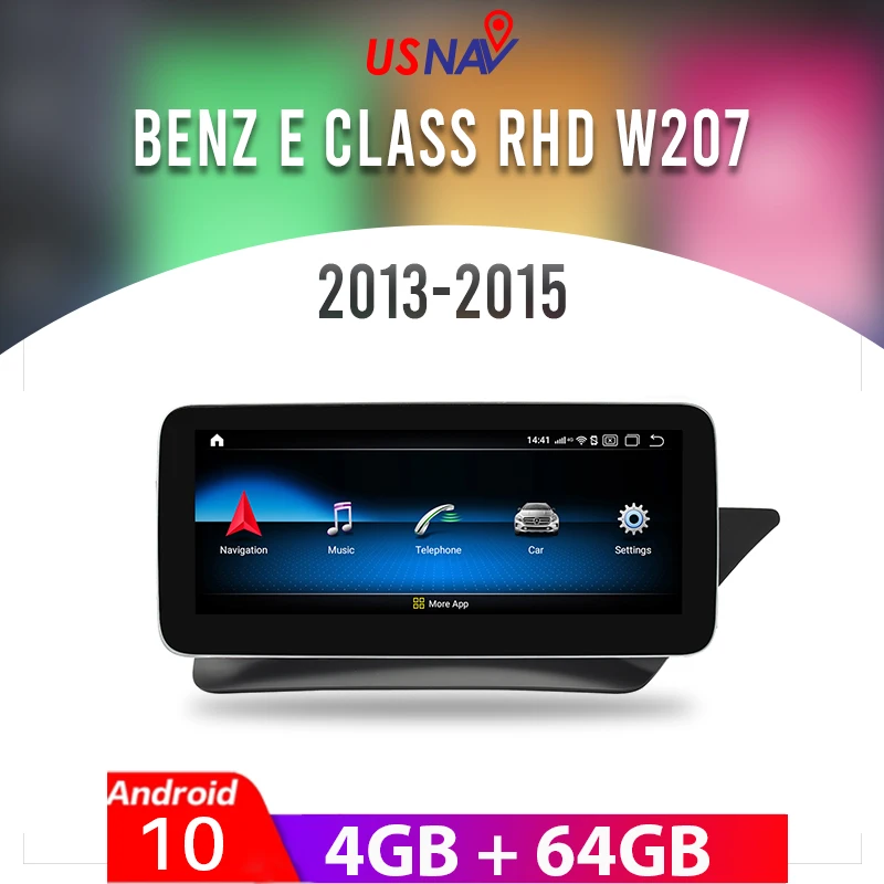 

Автомагнитола USNAV Android 10,25 для Mercedes Benz E Class W207 C207 RHD 2013- 2015 GPS, DVD-плеер, мультимедийный стерео аудио BT IPS