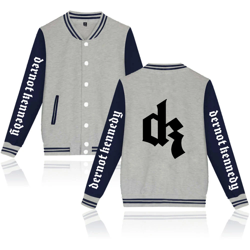 

Dermot Kennedy Fashion Prints Baseball Jackets Women/Men Long Sleeve Jacket Hot Sale Casual Streetwear Clothes