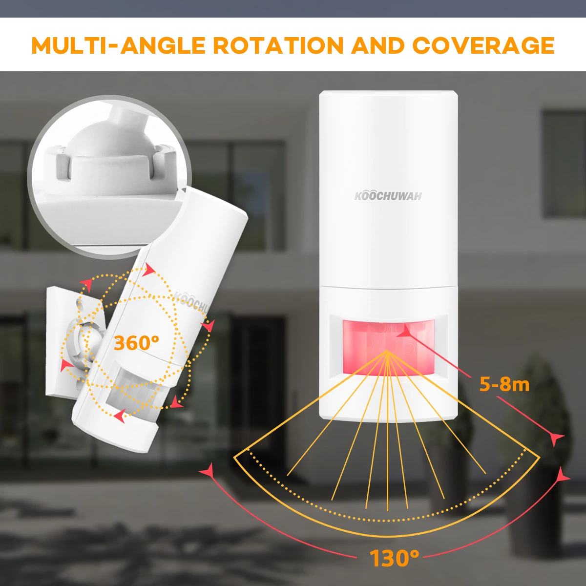 Новый дизайн на месте ночной Светильник сигнализация с открытой двери и окна