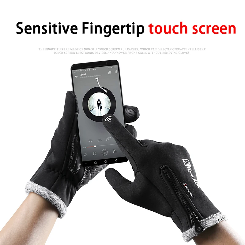 

Winter Men Women Thermal Ski Skiing Gloves Thermal Fleece Waterproof Snowboard Gloves Touch Screen Snow Motorcycle Warm Mittens
