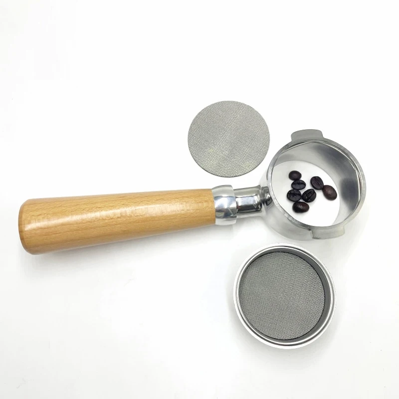 Portafiltro Espresso de 58mm, etc. Mampara de ducha de contacto, filtro de pantalla de Puck, malla de acero inoxidable, filtros reutilizables para m&aacute;quina de caf&eacute;-1