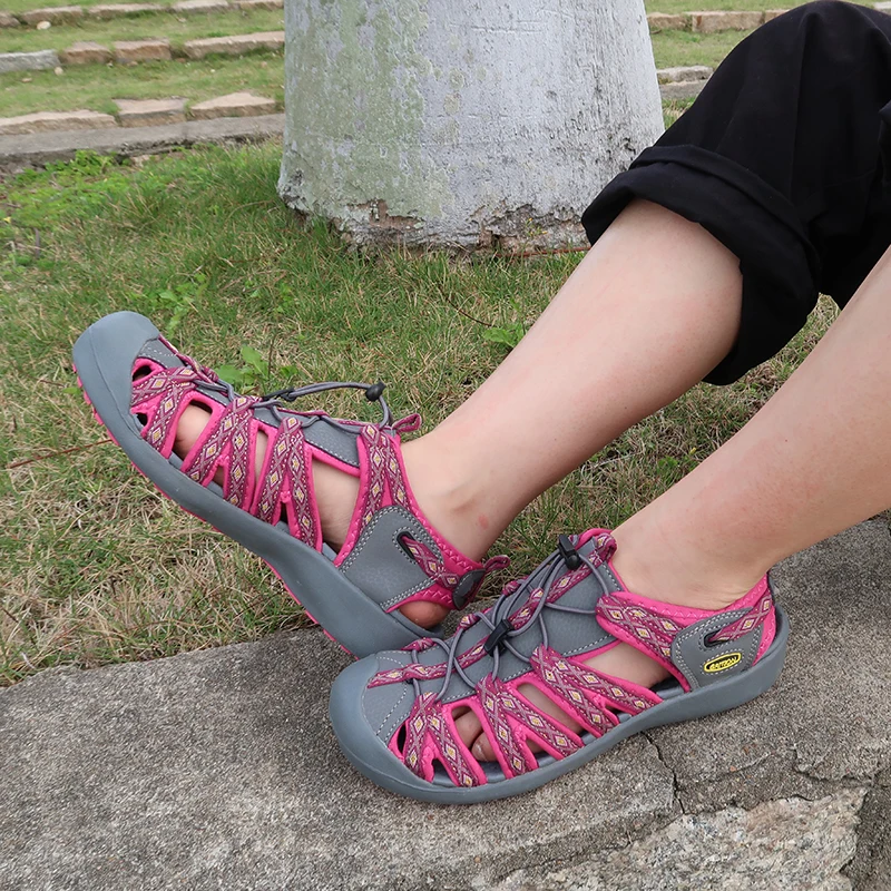 GRITION 2020 женские пляжные сандалии летние уличные плоские повседневные