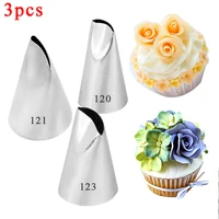13pcs cake decorating tips set cream icing piping fondant rose nozzle pastry tools fondant decorating tools tulip molds
