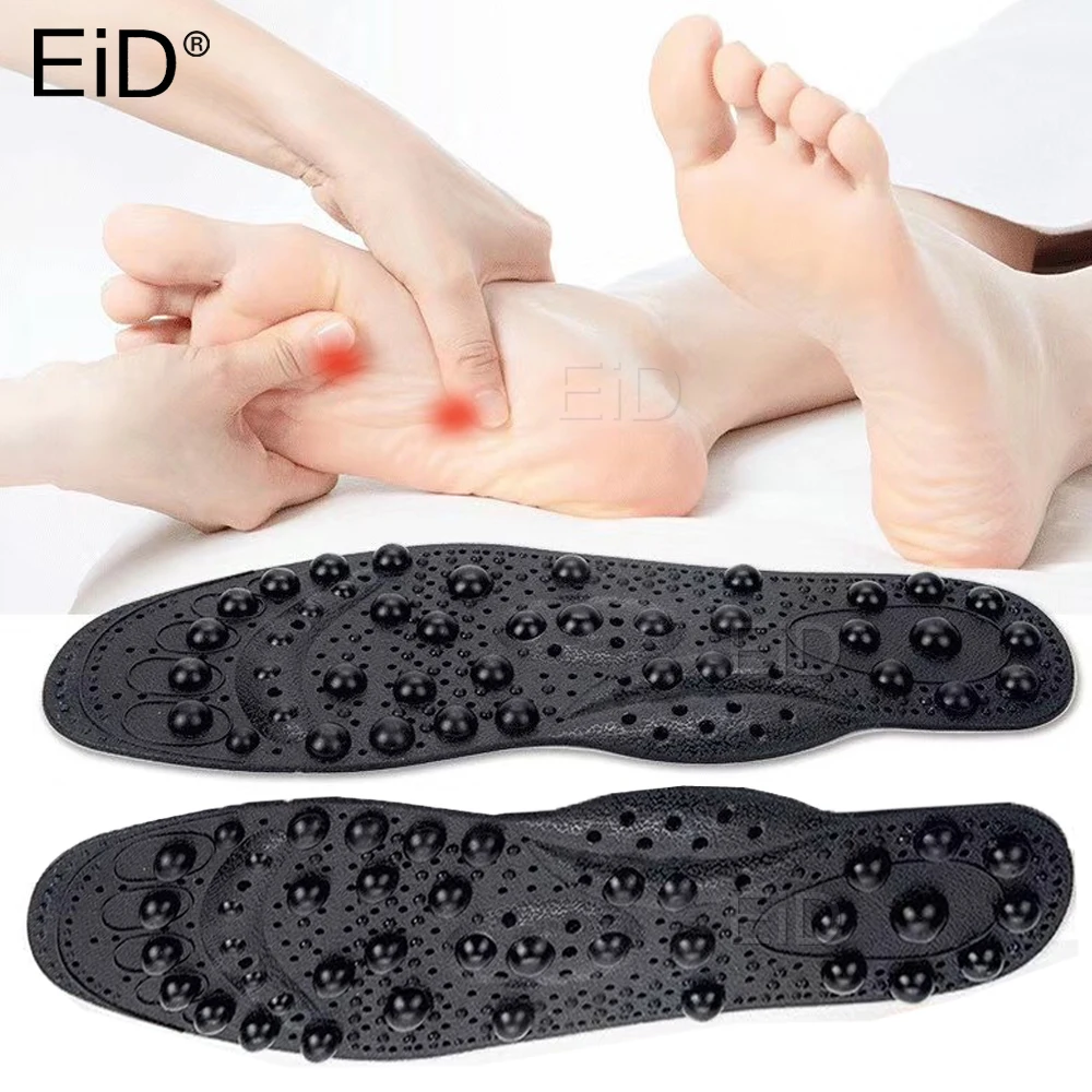 

EiD Best 68pcs Magnet Magnetic Massage Insoles Foot Acupressure Shoe Pads Therapy Slimming Insoles for Weight Loss man women
