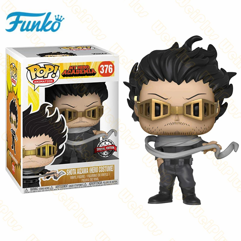 Y-Shota Aizawa-376 Funko pop My Hero Academy DEKU обучение TODOROKI ALL MIGHT кацуки виниловая Коллекция Фигурки Модель игрушки подарок на день рождения - Цвет: Y-Shota Aizawa-376