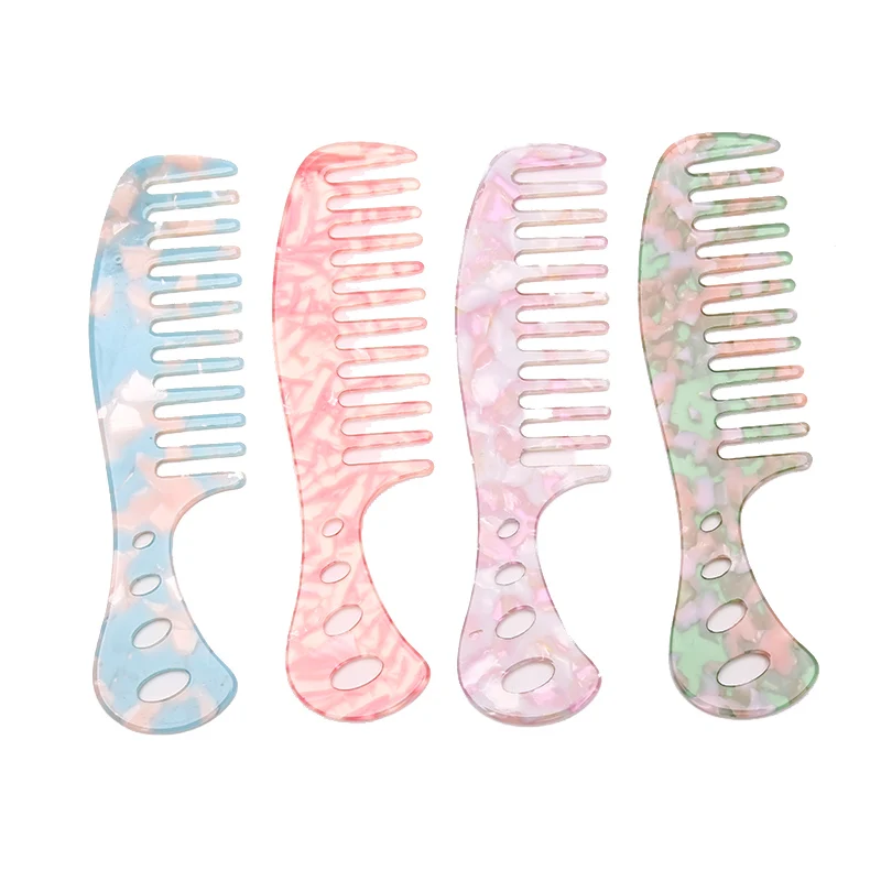 

Ацетатные Антистатические Массажные простые гребни для волос, Женская щетка для волос для девочек, инструменты для укладки волос