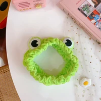 2021 new interesting and cute frog stretch adult makeup headband girls elegant wide brimmed hair accessories funny creative head