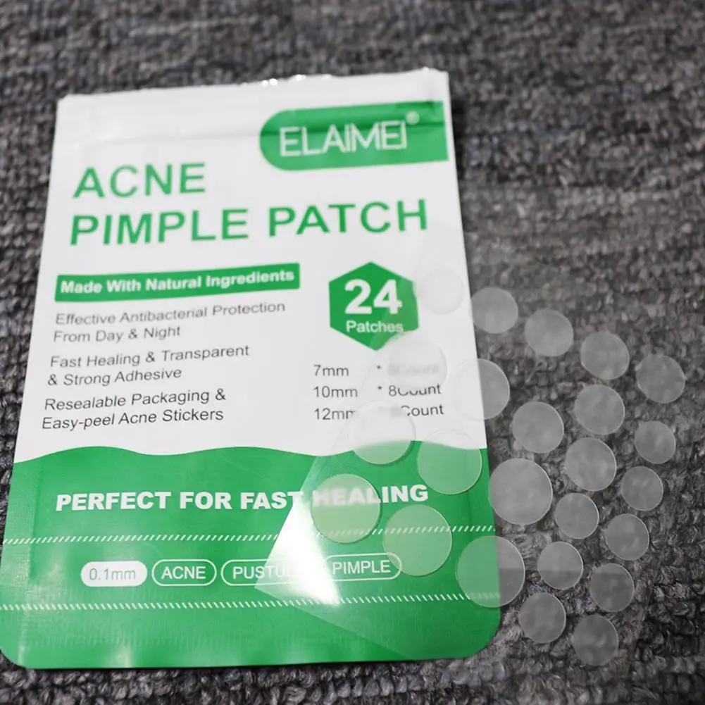 24 шт невидимые акне Удаление прыщей патч может поглощать выделений эффективно