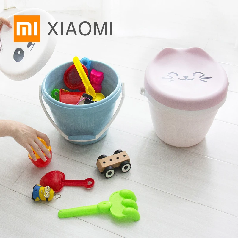 XIAOMI MIJIA детское ведро стул коробка для хранения игрушек Многофункциональный