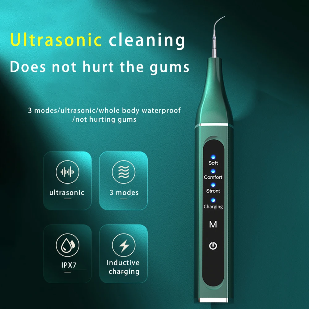

Electric Calculus Remover Ultrasonic Scaler Portable Calculus Remover Dental Scaler Tooth Sonic Tooth Whiten LCD Touch Screen