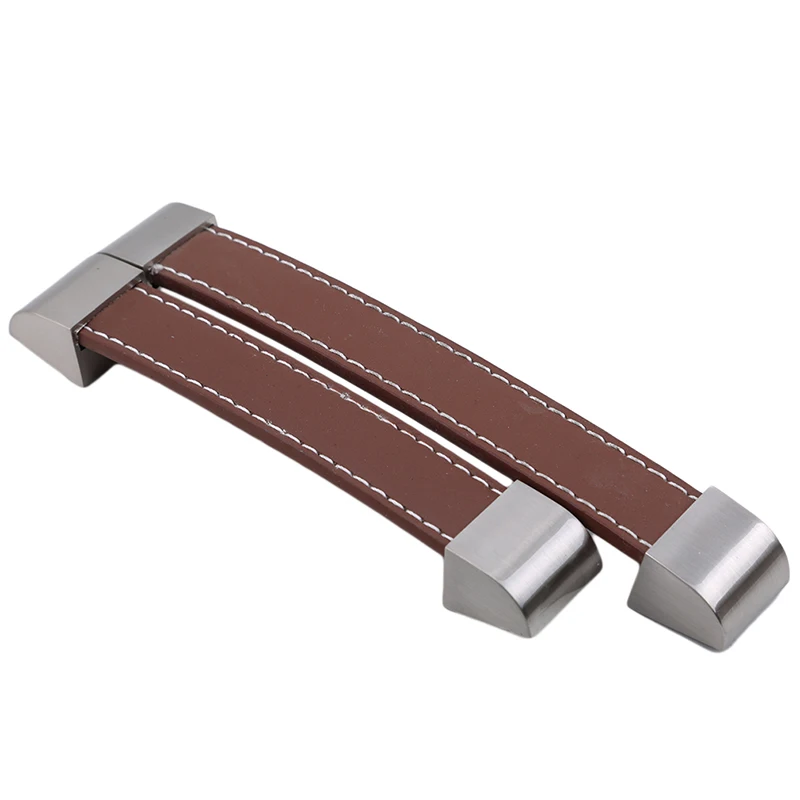 128/160 мм кожаный дверной ящик шкаф книжный ручки для мебельная фурнитура