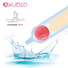 Удлинитель для пениса EXVOID 3,5 см, увеличивающий шарик, многоразовый нормальный презерватив, увеличивающий мужской член, детские игрушки для мужчин, мягкие бусины