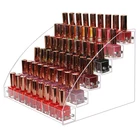 Акриловый Органайзер для лака для ногтей, 2-3-4-5-6-7 слоев, маникюрная косметика, подставка для ювелирных изделий, прозрачная акриловая коробка для макияжа